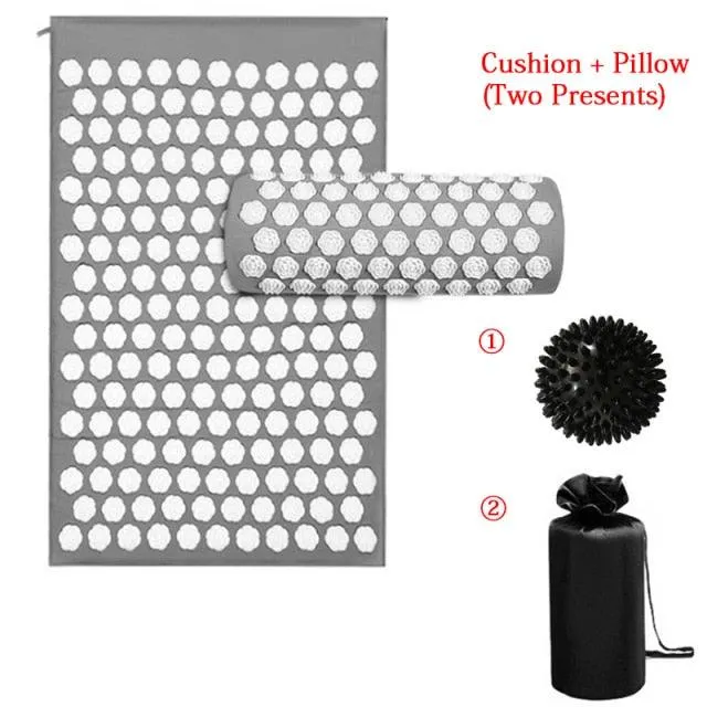 Massage Acupressure Yoga Mat with Pillow