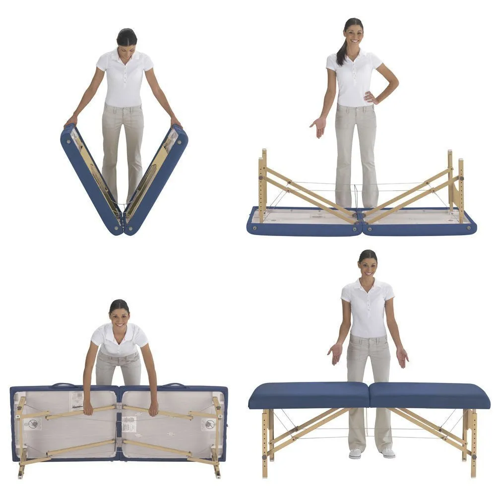 Master Massage 28" Argo Portable Massage Table Package with Ambient Light System