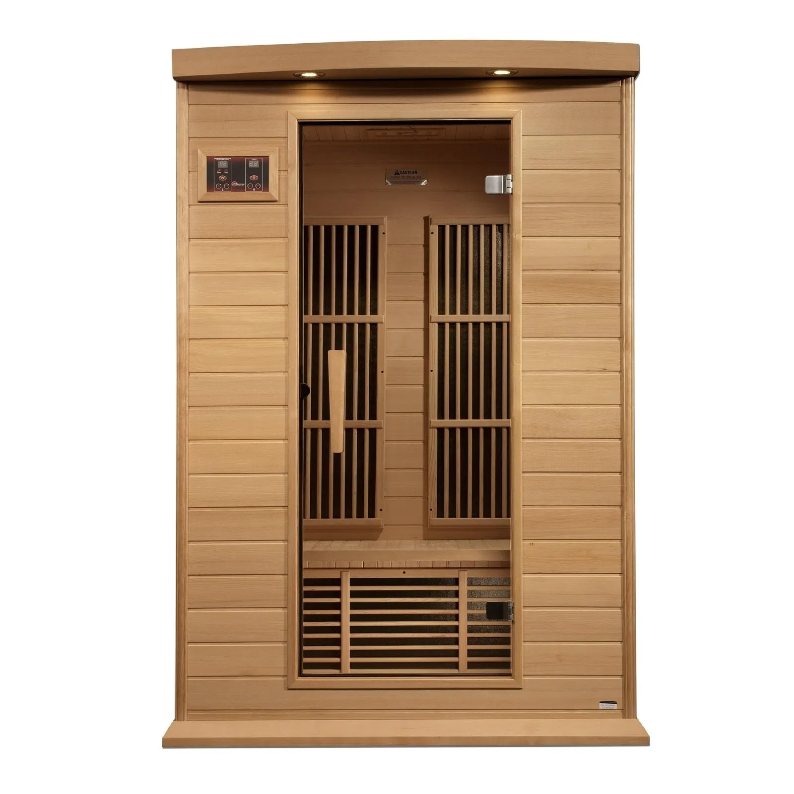 Maxxus 2-Person Low EMF (Under 8MG) FAR Infrared Sauna (Canadian Hemlock)
