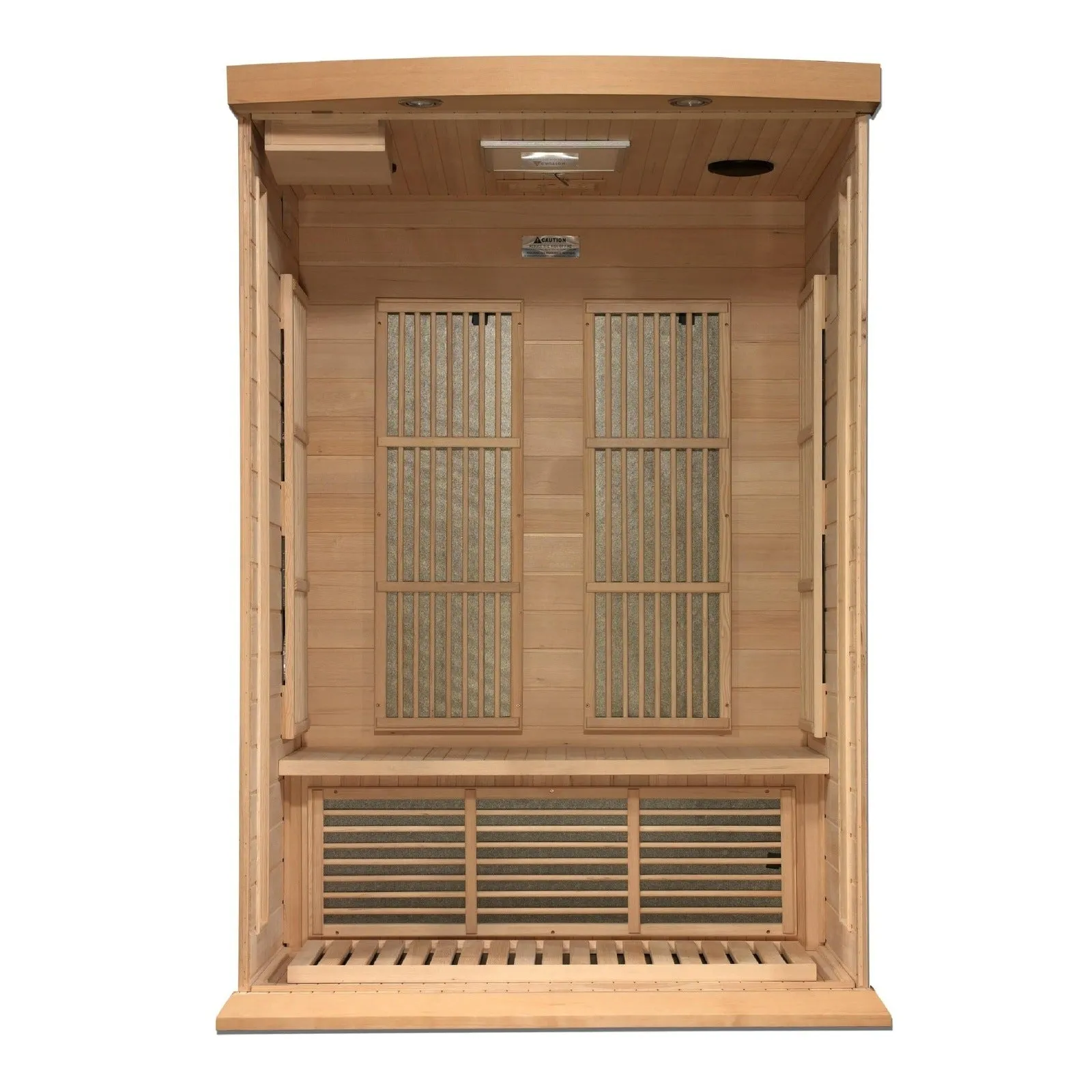 Maxxus 2-Person Low EMF (Under 8MG) FAR Infrared Sauna (Canadian Hemlock)
