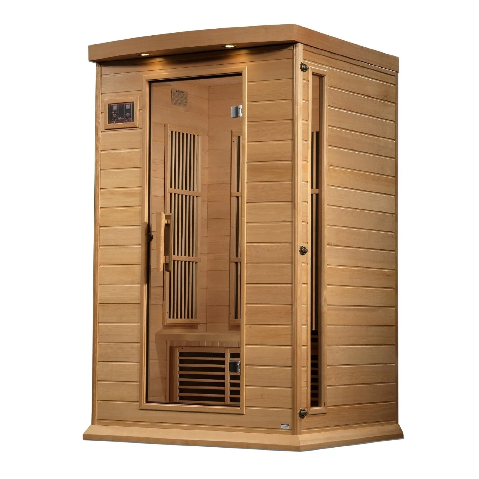 Maxxus 2-Person Low EMF (Under 8MG) FAR Infrared Sauna (Canadian Hemlock)