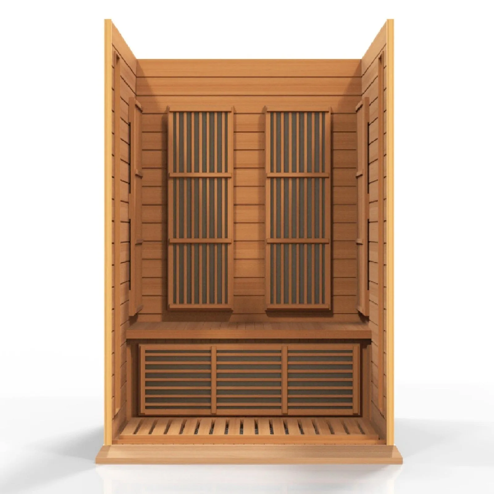 Maxxus 2-Person Low EMF (Under 8MG) FAR Infrared Sauna (Canadian Red Cedar)