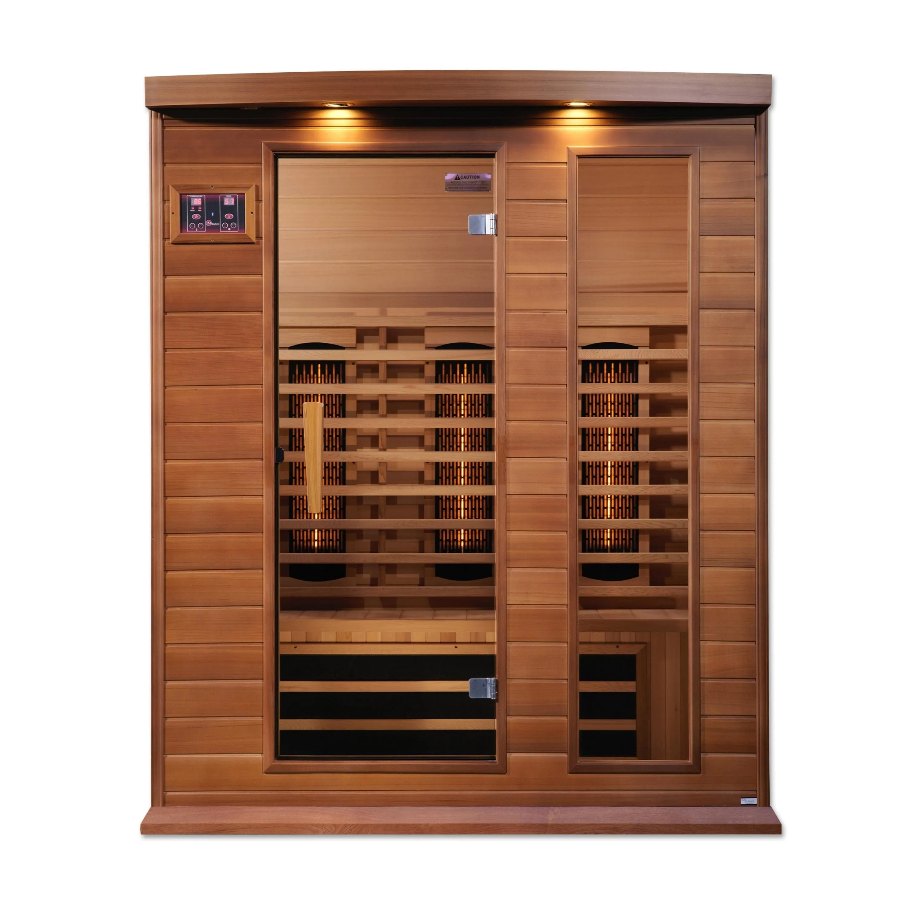 Maxxus 3-Person Full Spectrum Near Zero EMF (Under 2MG) Infrared Sauna (Red Cedar)