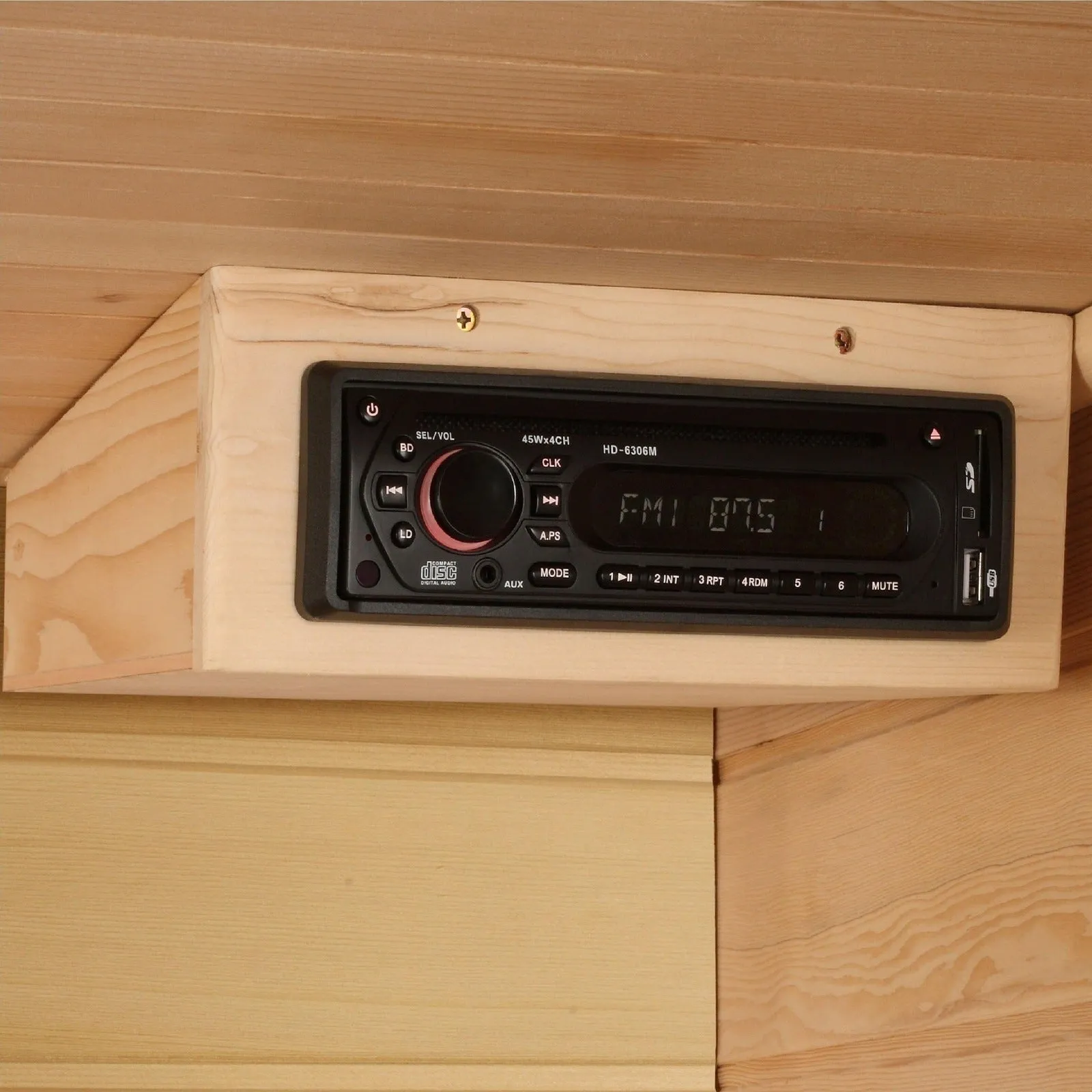 Maxxus 3-Person Low EMF (Under 8MG) FAR Infrared Sauna (Canadian Red Cedar) - MX-K306-01-CED