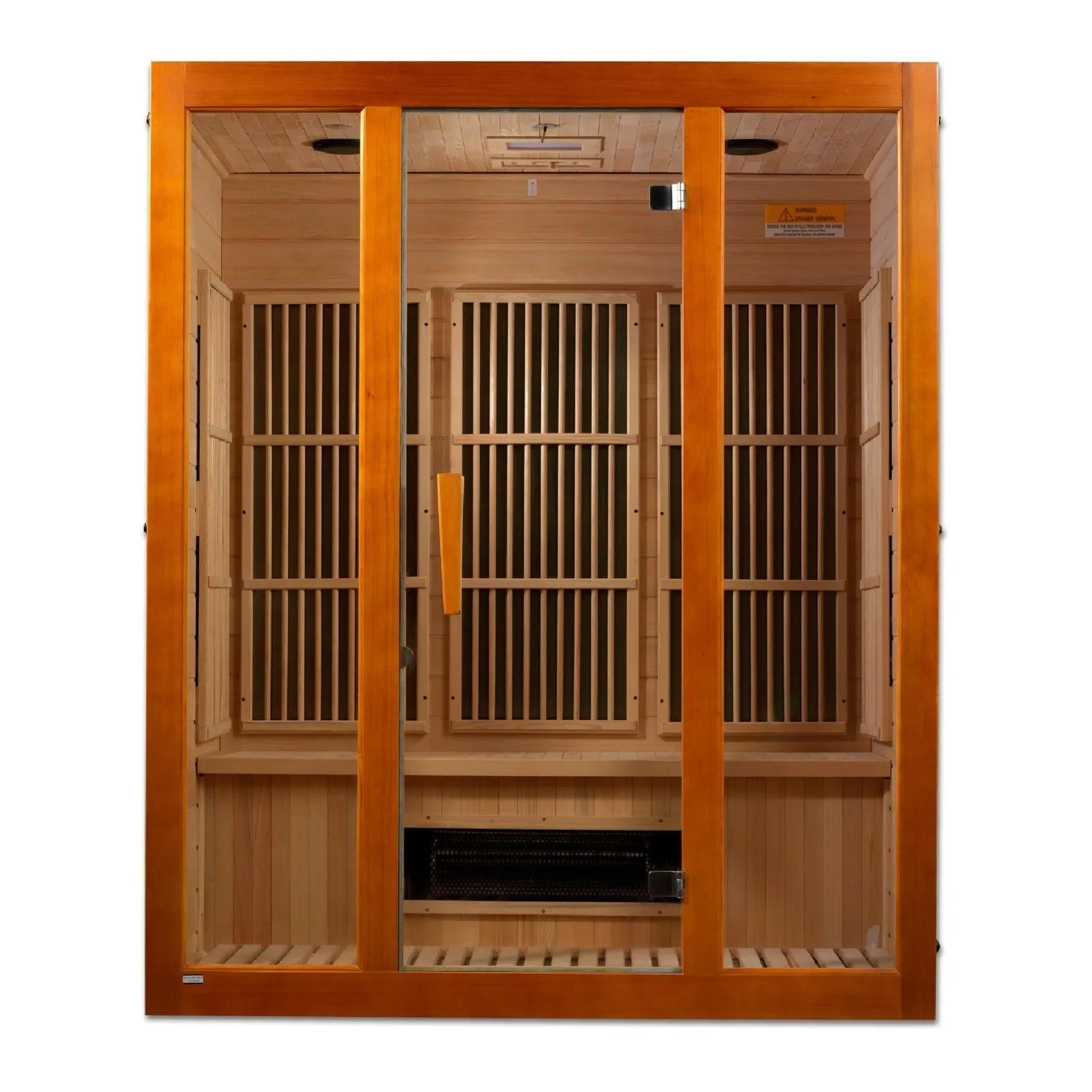 Maxxus Alpine 3-Person Low EMF (Under 8MG) FAR Infrared Sauna (Canadian Hemlock)