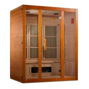 Maxxus Alpine 3-Person Low EMF (Under 8MG) FAR Infrared Sauna (Canadian Hemlock)