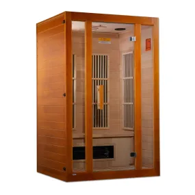 Maxxus Aspen 2-Person Low EMF (Under 8MG) FAR Infrared Sauna (Canadian Hemlock)
