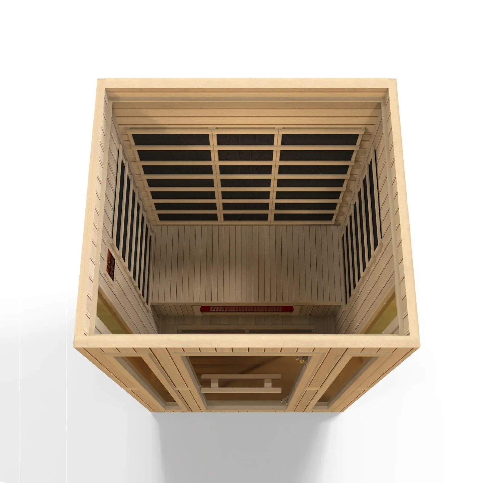 Maxxus Trinity 3-Person Low EMF (Under 8MG) FAR Infrared Sauna (Canadian Hemlock)