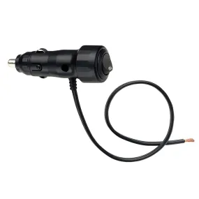 Narva 81010BL Cigarette Lighter Plug with Off/On Rocker Switch and LED Indicator