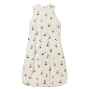 Nature Baby Organic Cotton Sleeping Bag - Bunny Garden