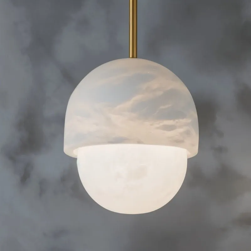 Neos Alabaster Pendant Light