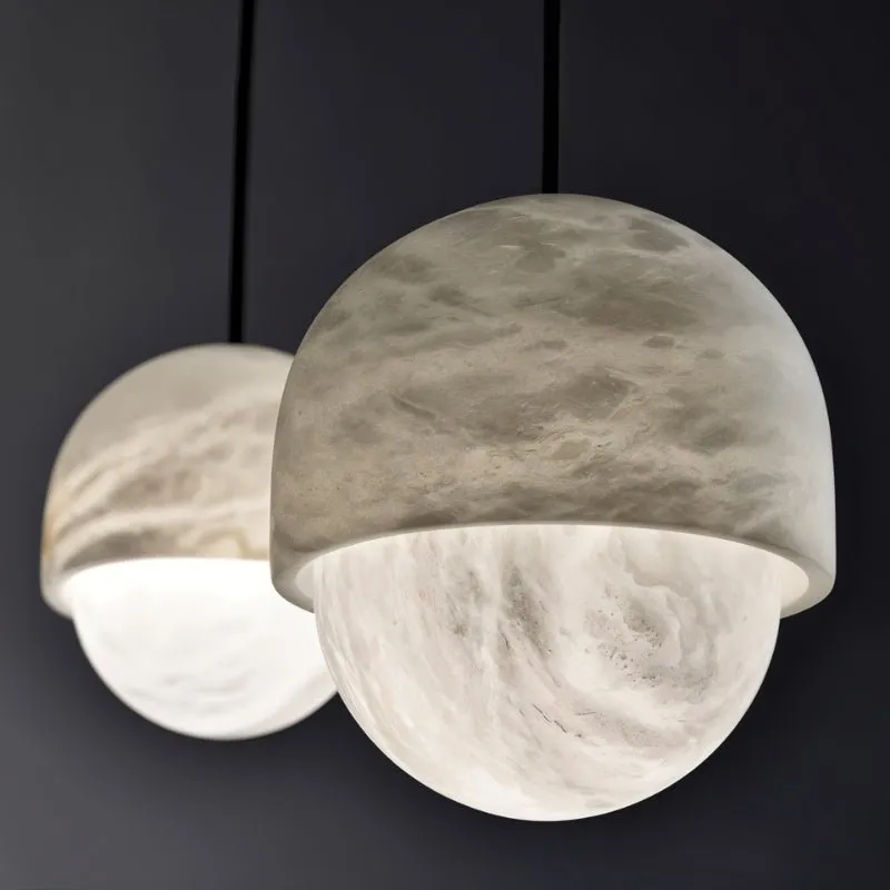 Neos Alabaster Pendant Light