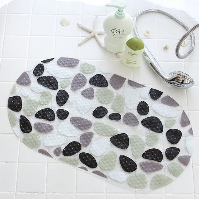 NEW Cute 20/Color Anti-Slip PVC Bathtub Mats Fish Animal With Sucker Kid's Bathroom Carpet Shower Bath Mat Soft Massage Pad