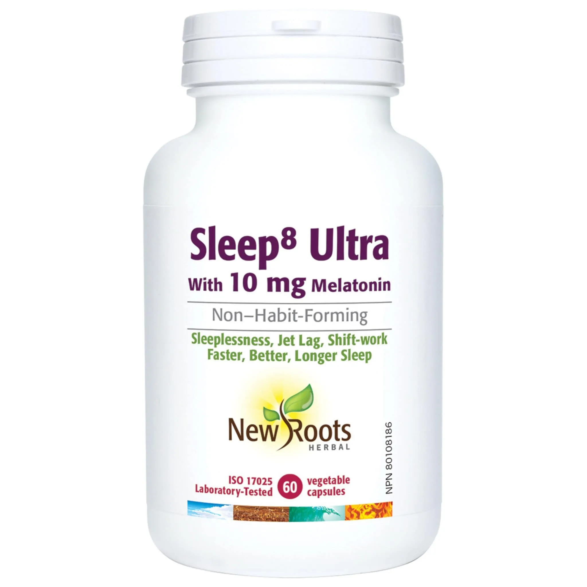New Roots Sleep Ultra with 10mg Melatonin, 60 Vegetable Capsules