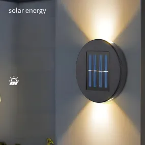 New Solar Wall Light – Waterproof 4-Sided Outdoor Garden & Courtyard Night Light