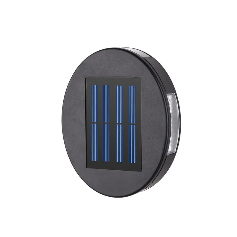 New Solar Wall Light – Waterproof 4-Sided Outdoor Garden & Courtyard Night Light