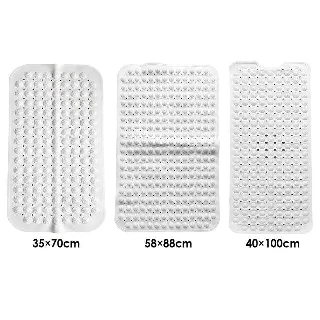 No Slip Bathtub Mat TPR Massage Carpet Mat for Bathroom Home Hotel Gymnasium Anti-slip Mat Carpet Bathroom Shower Safety Cushion