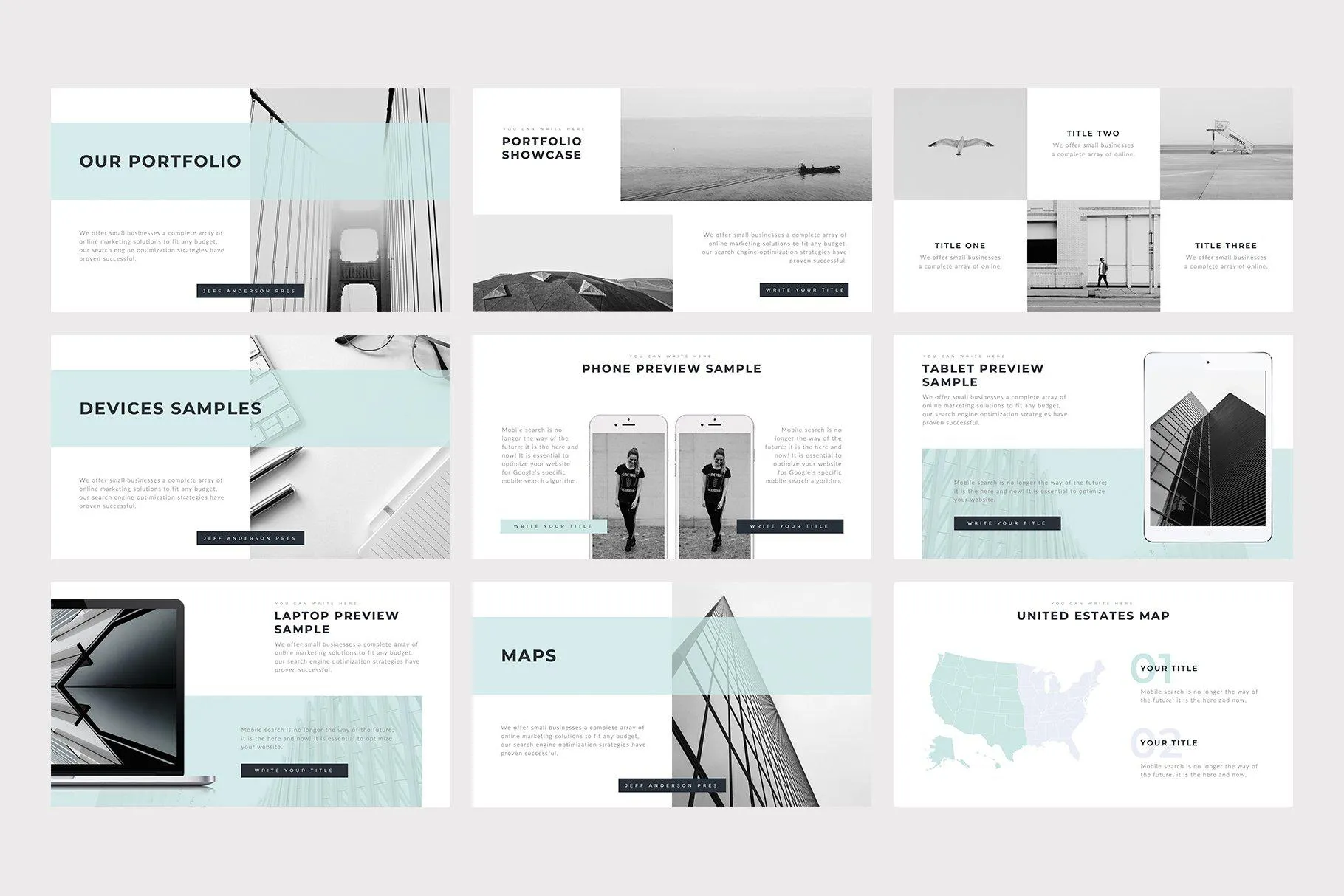 Omma Minimal PowerPoint Template