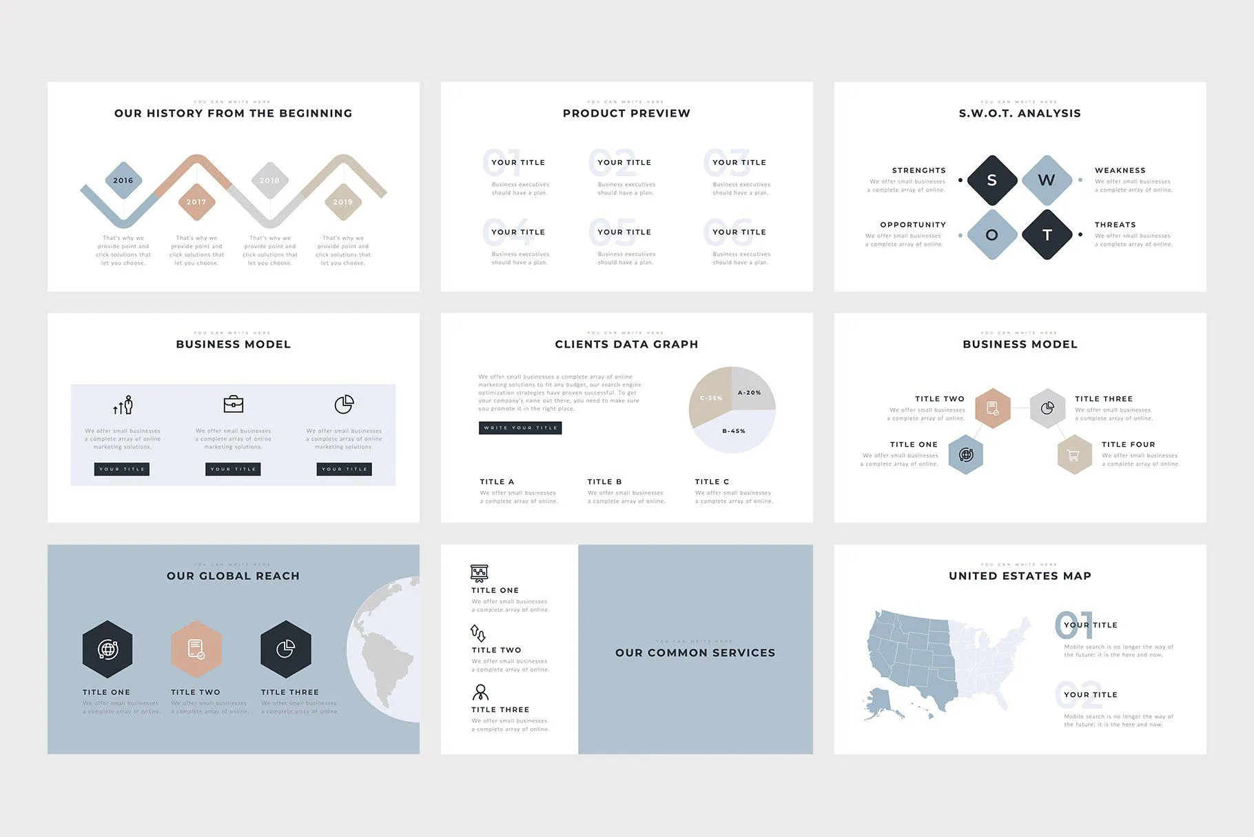 Omma Minimal PowerPoint Template