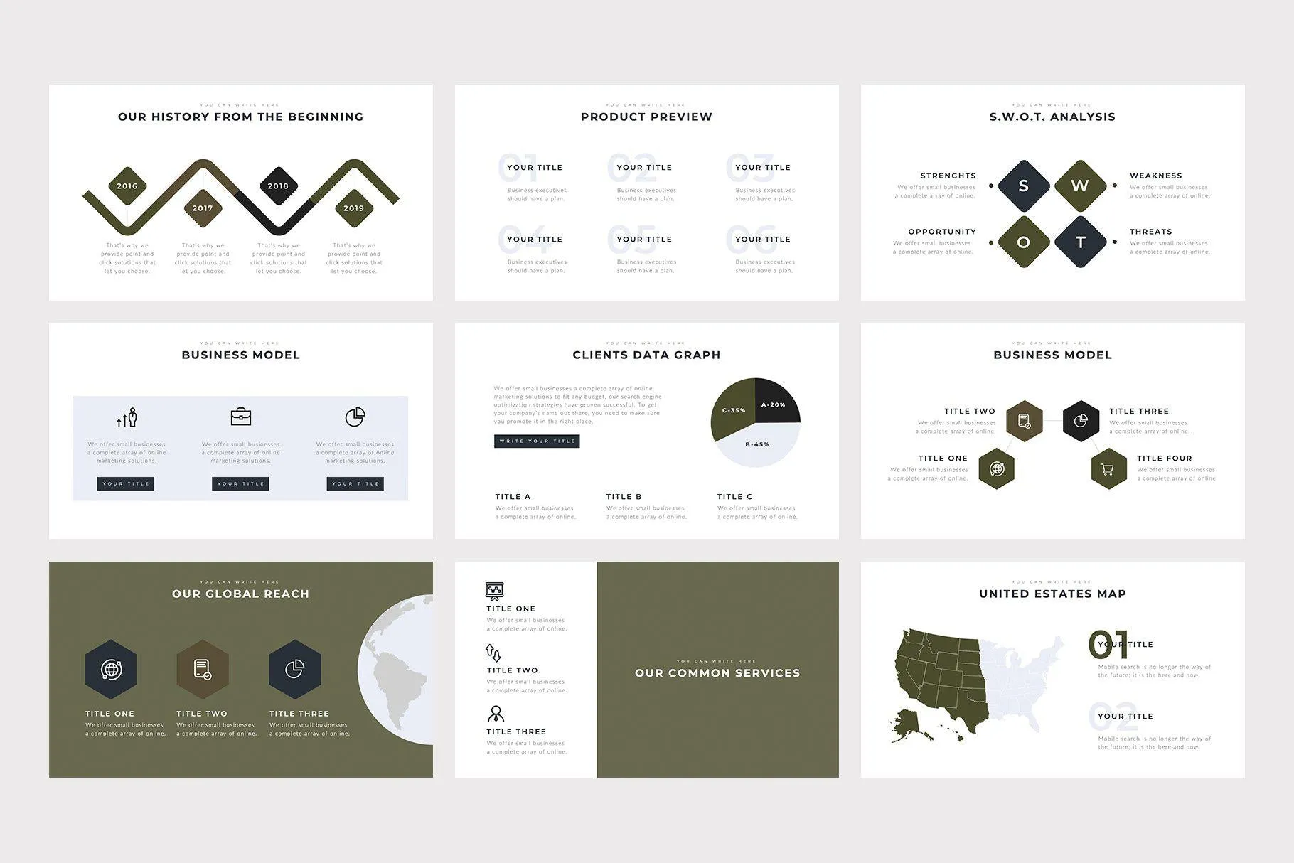 Omma Minimal PowerPoint Template