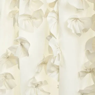 Open Box - 84"x54" Riley Sheer Window Curtain Ivory - Lush Décor