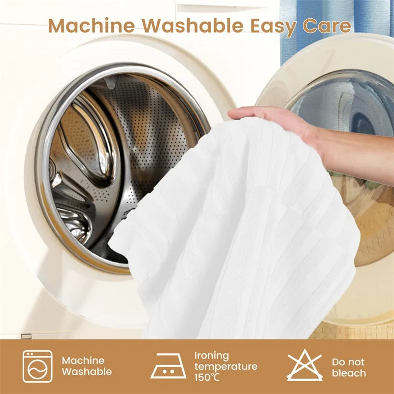 Organic Cotton Bath Mats for Bathroom (2 Pieces)