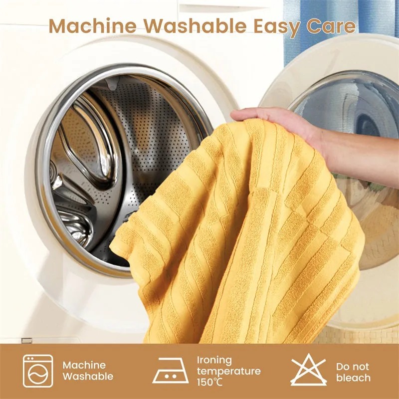 Organic Cotton Bath Mats for Bathroom (2 Pieces)