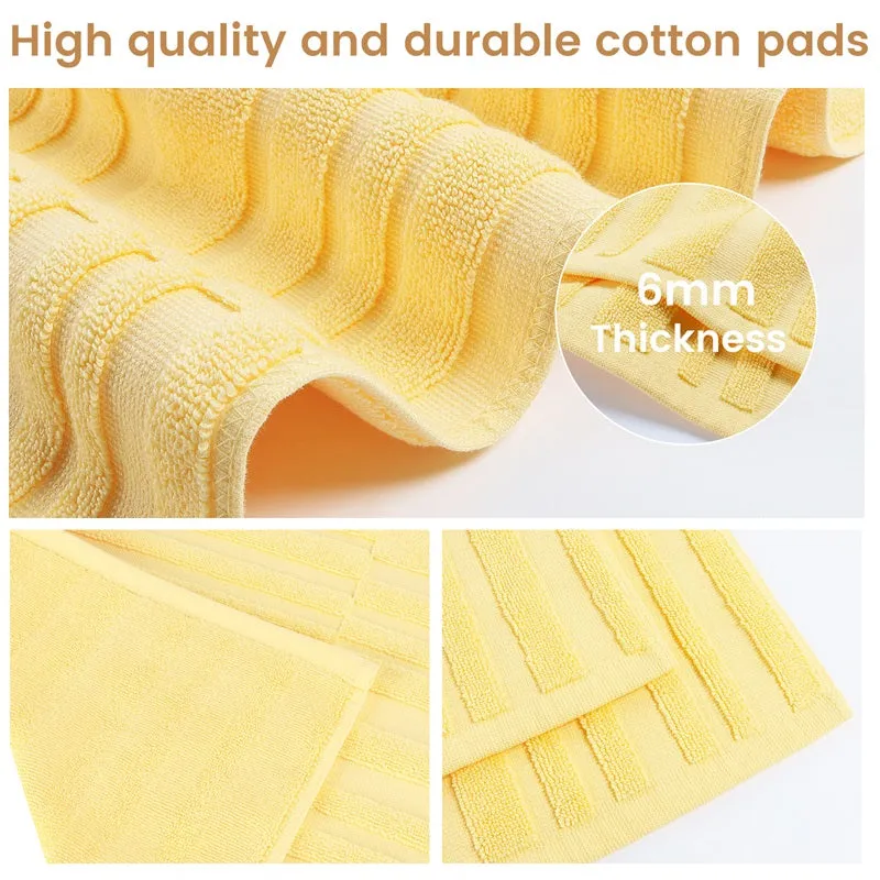 Organic Cotton Bath Mats for Bathroom (2 Pieces)