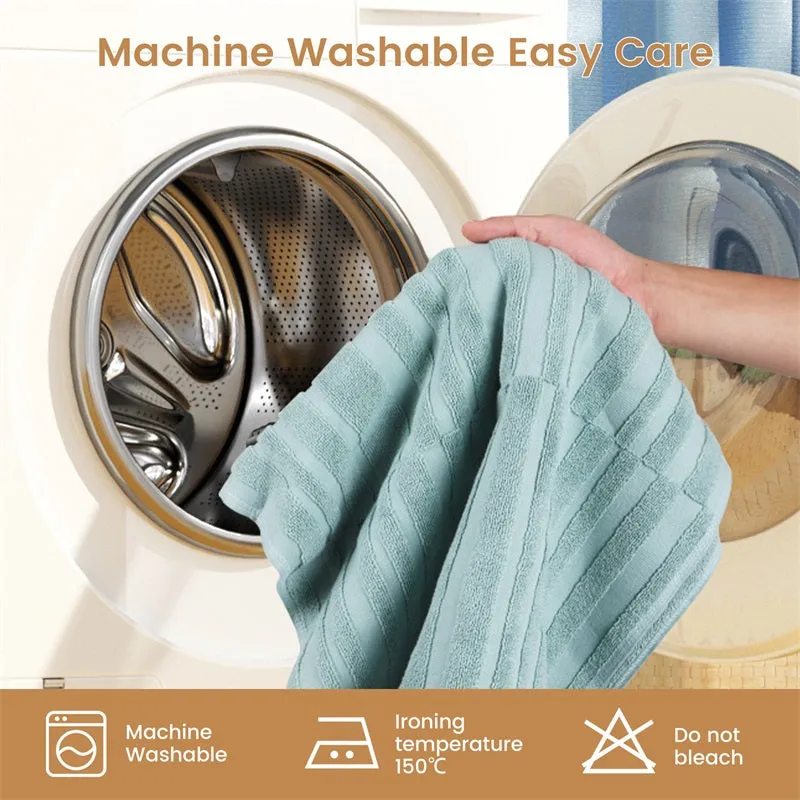 Organic Cotton Bath Mats for Bathroom (2 Pieces)