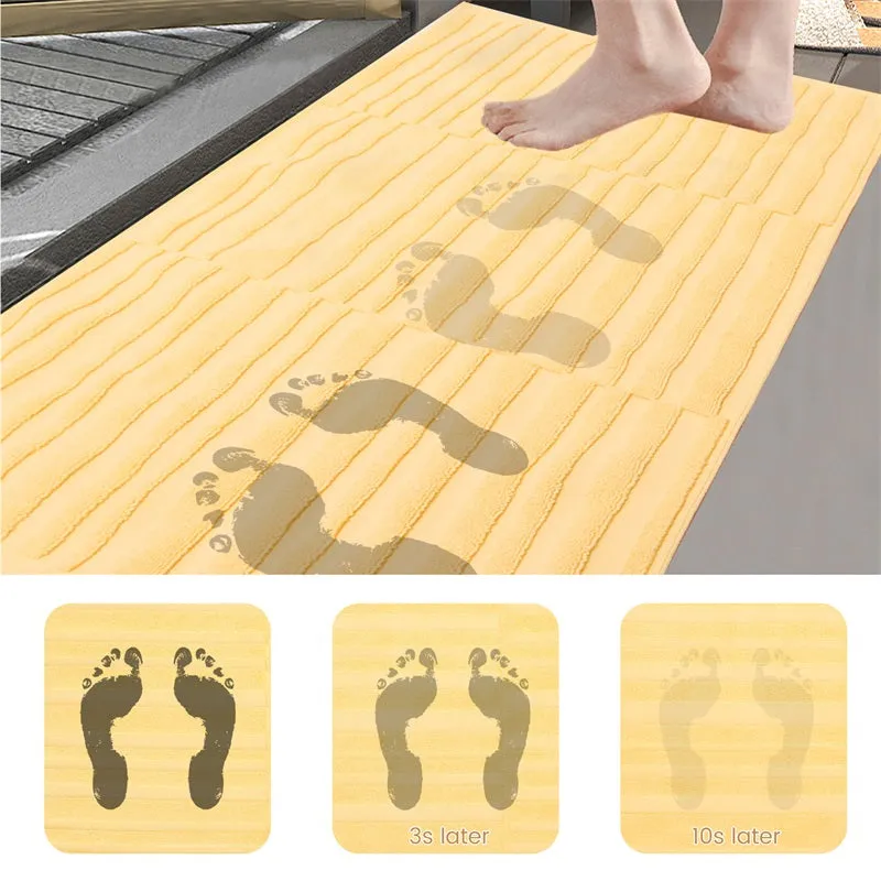Organic Cotton Bath Mats for Bathroom (2 Pieces)