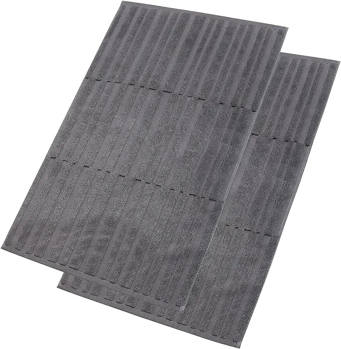 Organic Cotton Bath Mats for Bathroom (2 Pieces)