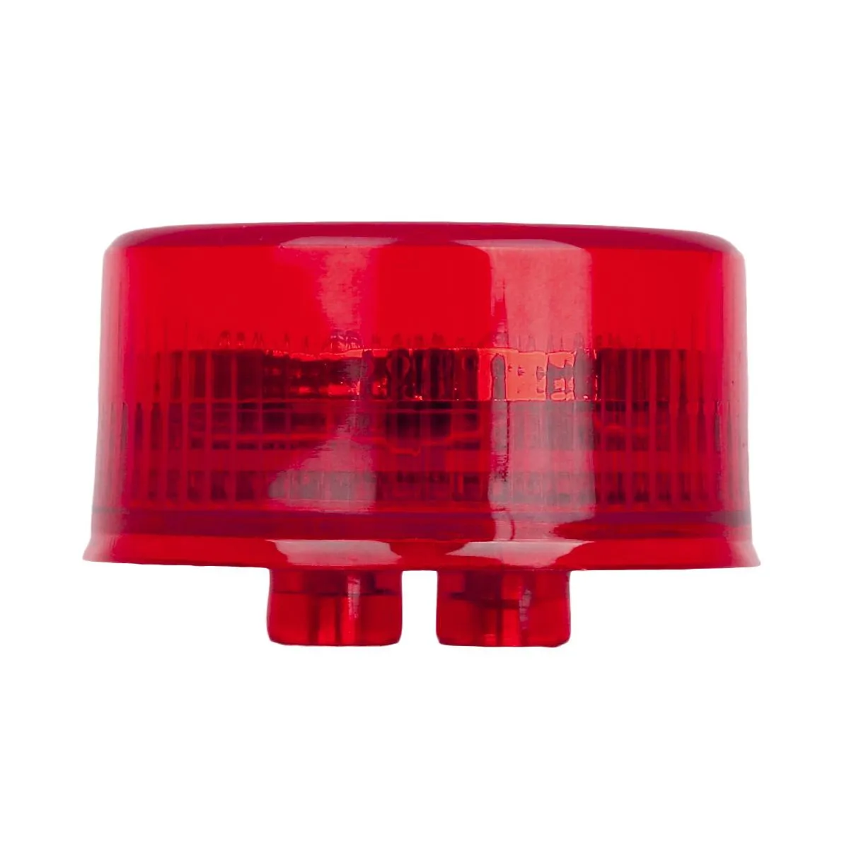 Partsam 8 Pcs Red 9 LED Light Trailer 2" Round Marker Light w Reflector Sleeper Light, Faceted 2 Inch Round Led Trailer Lights, Sealed 2 Inch Round Led Marker Lights with Mini Reflectors