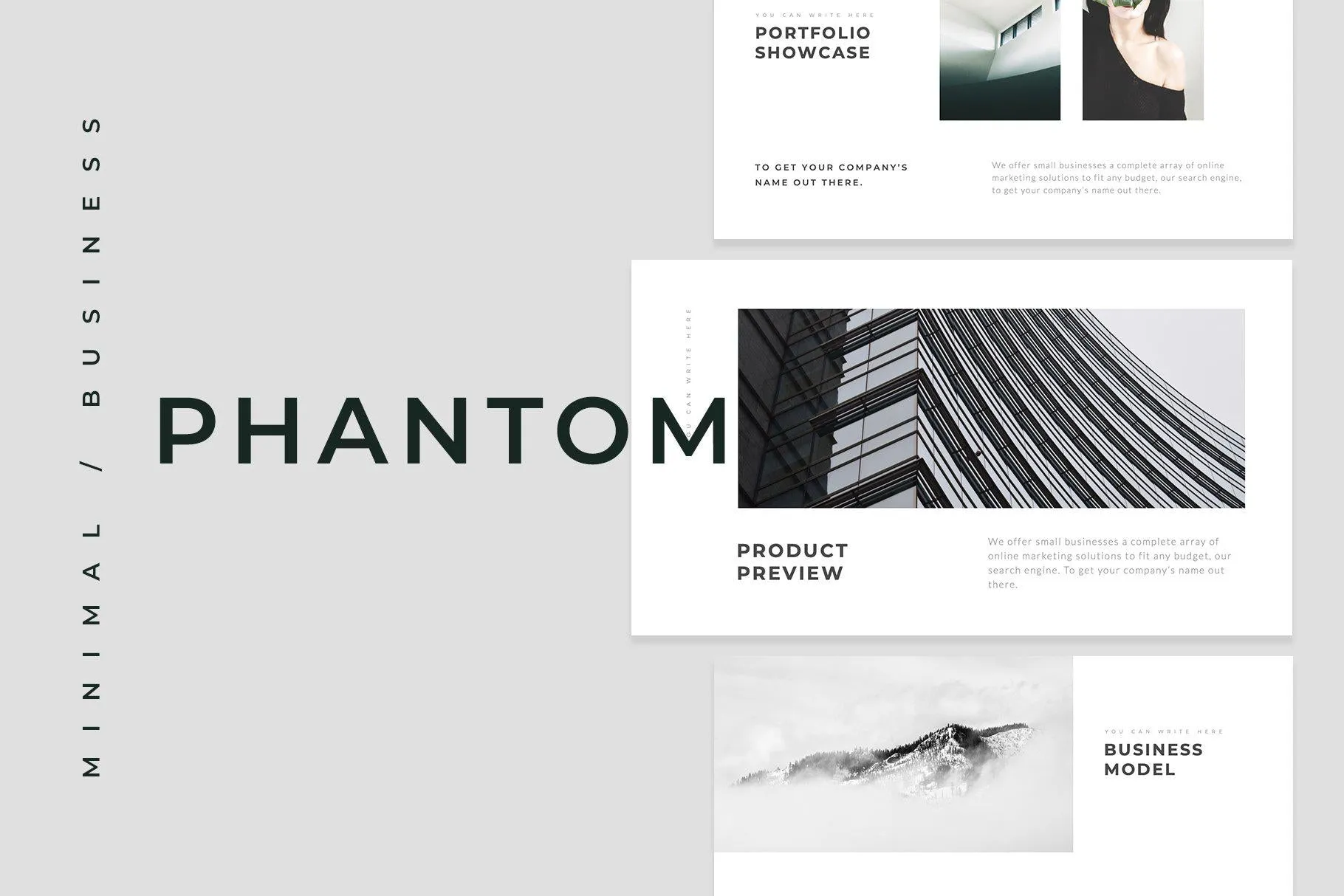 Phantom Minimal PowerPoint Template