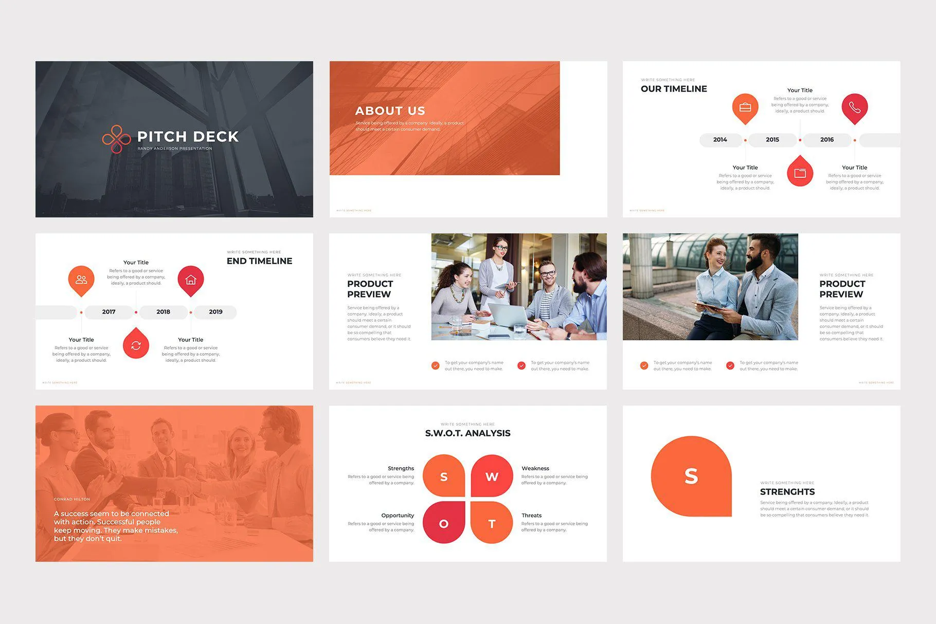 Pitch Deck PowerPoint Template
