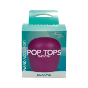 Pleasure Works Pop Top Wand Attachment - Smooth Fuschia