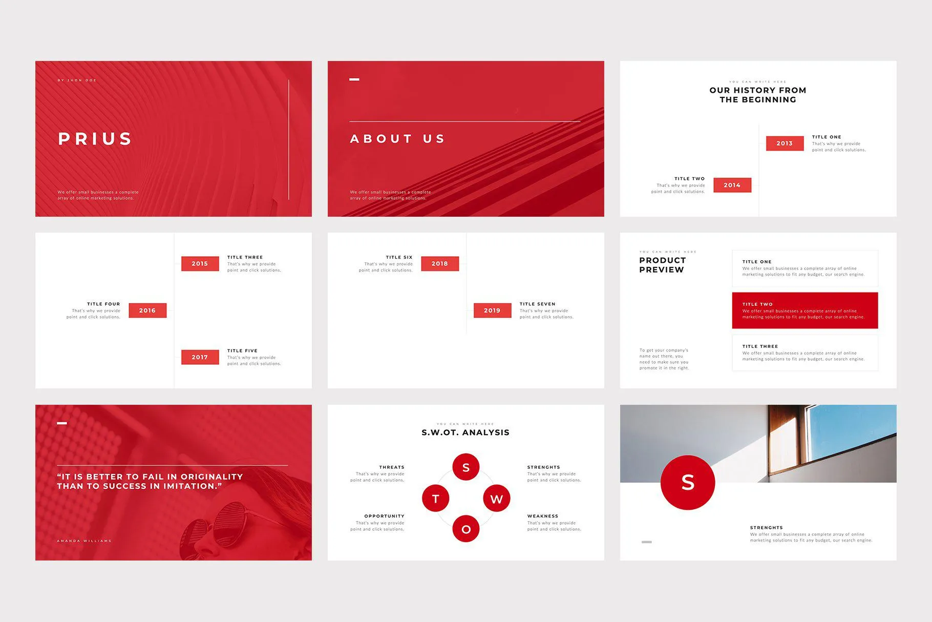 Prius Keynote Template
