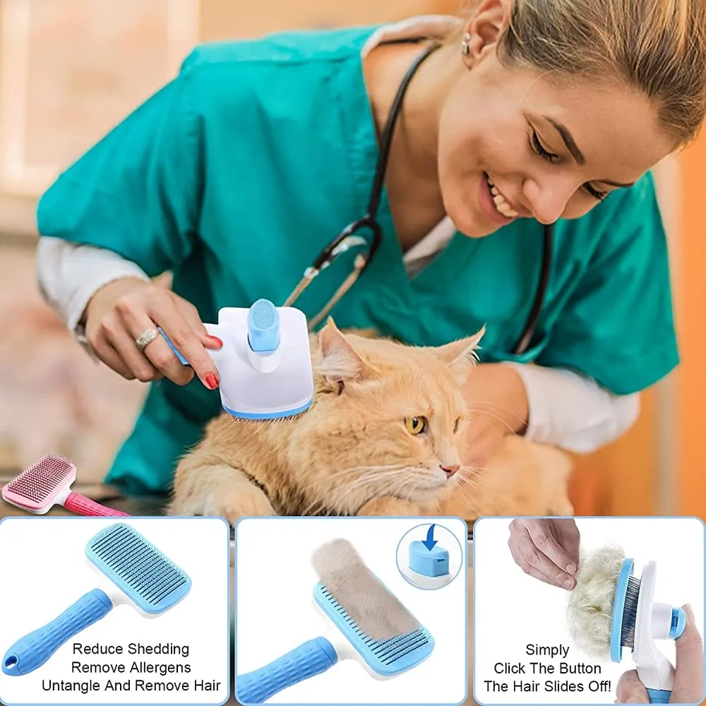 QPets Slicker Brush for Dogs and Cats