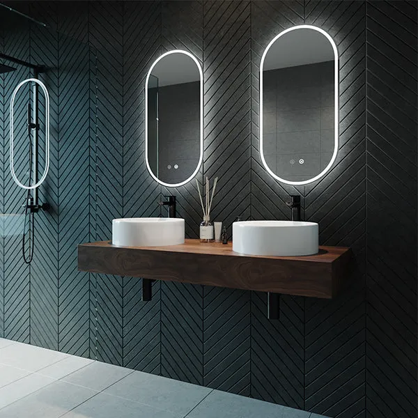 Remer Gatsby 900mm - 1200mm x 450mm Frameless LED Mirror