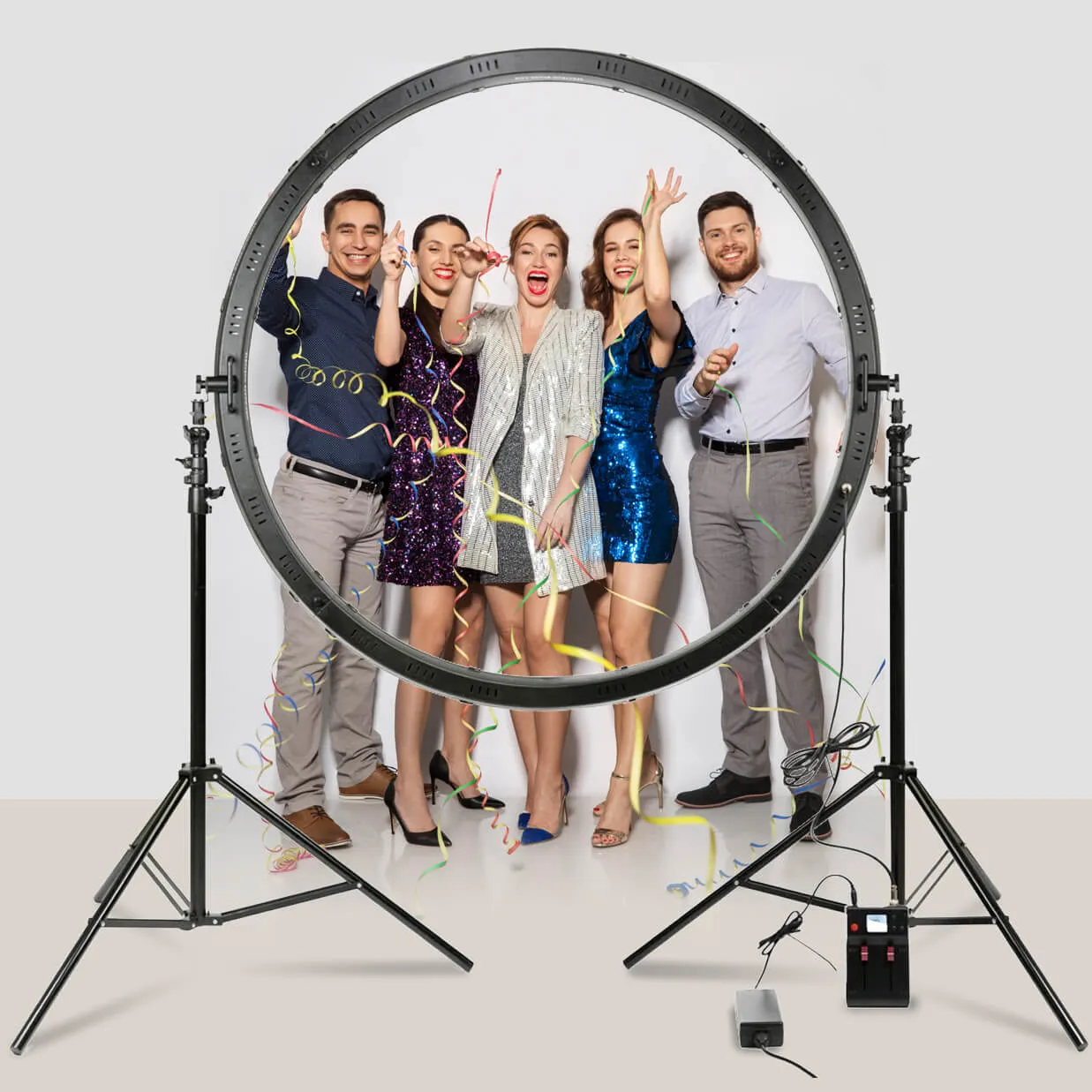 RICO1200B 120cm (48") Super-Large Bi-Colour Ring LED Lighting