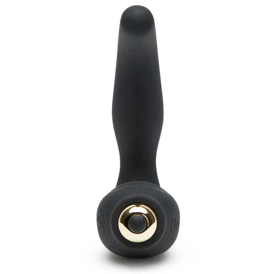 Rocks Off Naughty Boy Vibrating Black Prostate Massager & Perineum Stimulator