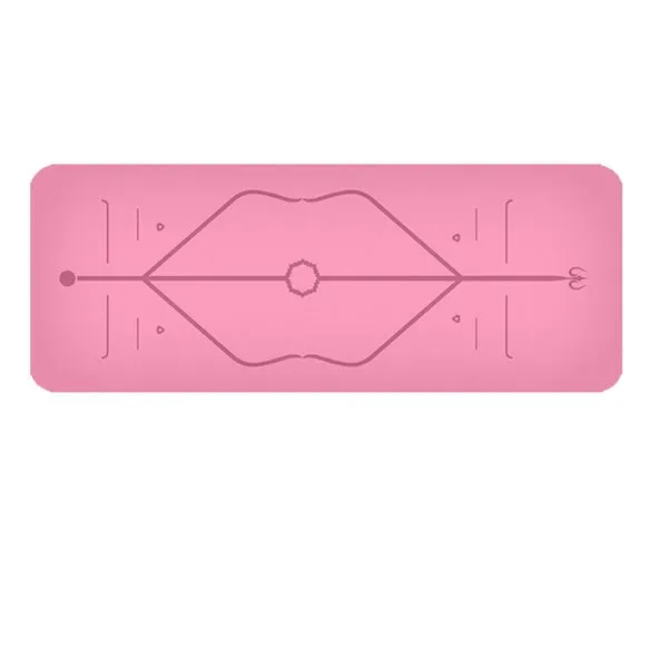 Rubber yoga mat