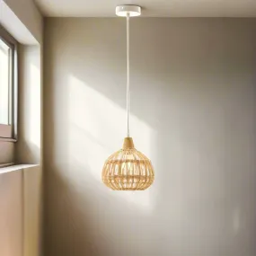 Sadie Natural Rattan Pendant Light - Natural, PL0312