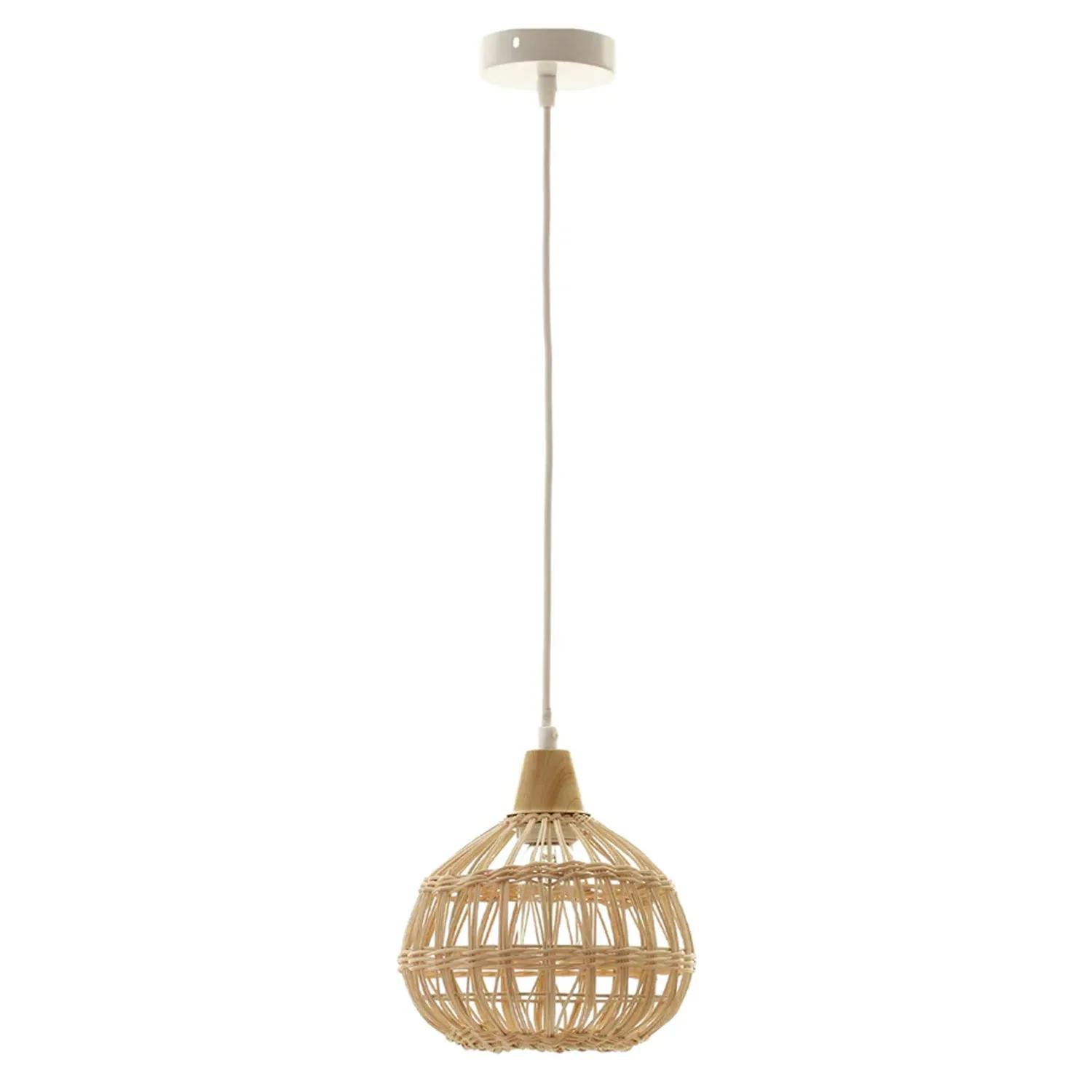 Sadie Natural Rattan Pendant Light - Natural, PL0312