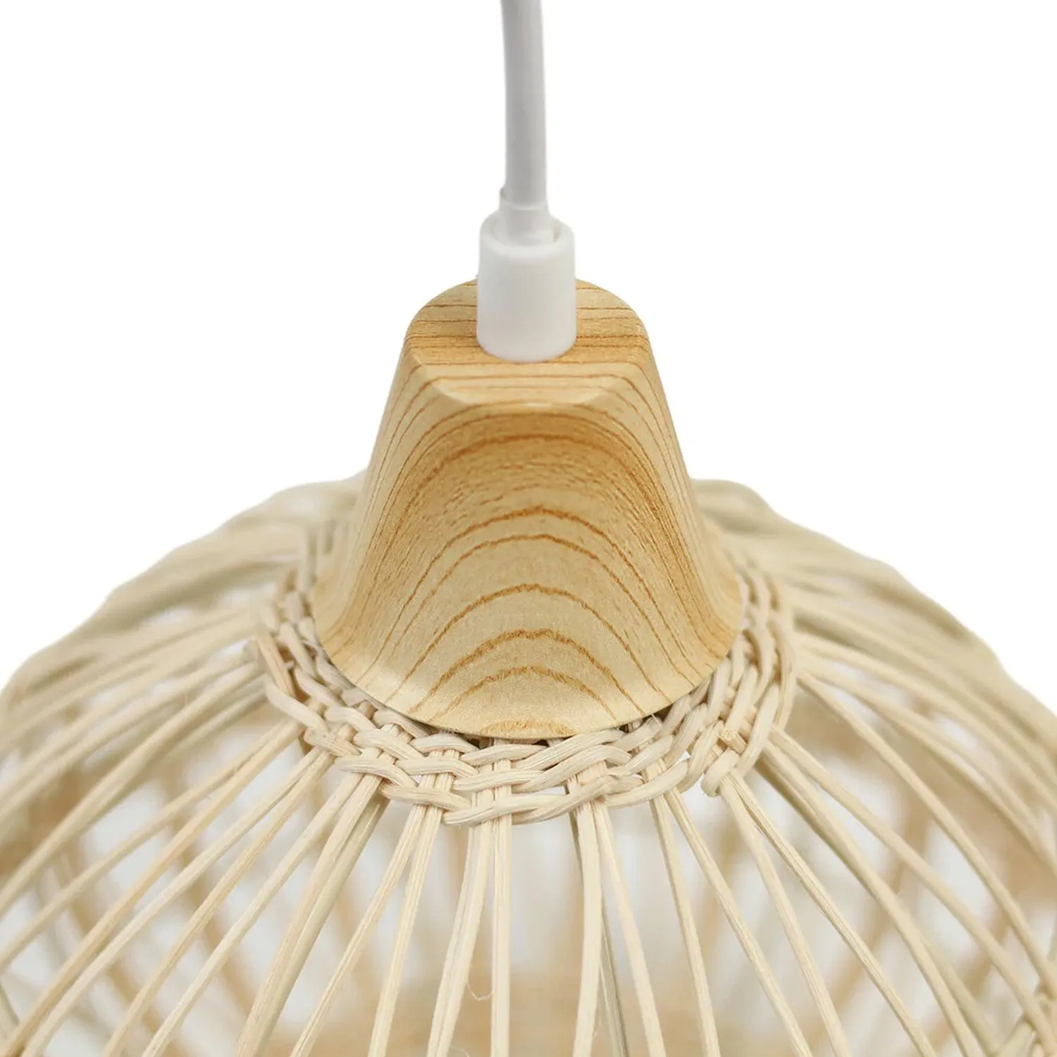 Sadie Natural Rattan Pendant Light - Natural, PL0312