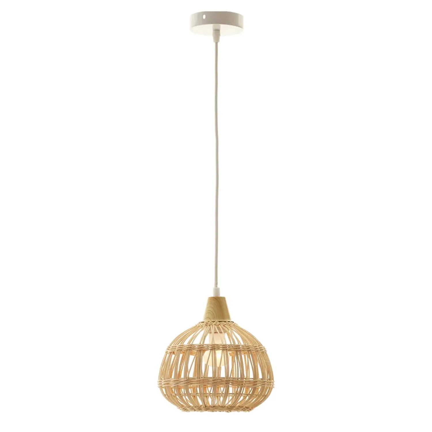 Sadie Natural Rattan Pendant Light - Natural, PL0312