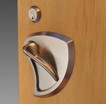 Sargent 70-8237-BHW-US32D  Ligature Resistant Classroom Function Mortise Lock, BHW Trim, SFIC Less Core, Field Reversible