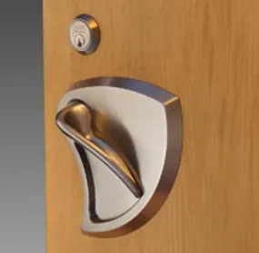Sargent 70-8237-BHW-US32D  Ligature Resistant Classroom Function Mortise Lock, BHW Trim, SFIC Less Core, Field Reversible