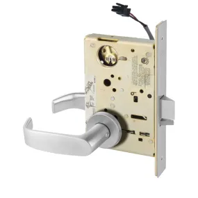 Sargent RX-LC-8205-24V-LNL Office or Entry 24V Electrified Mortise Lock, LN Rose, L Lever, RX Switch, Less Cylinder