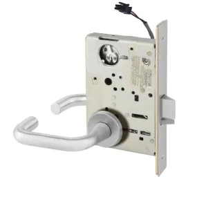 Sargent RX-LC-8255-12V-LNJ Office or Entry 12V Electrified Mortise Lock, LN Rose, J Lever, RX Switch, Less Cylinder