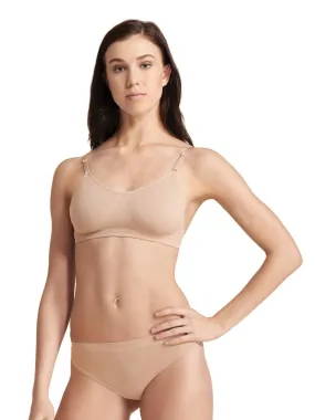 Seamless Clear Back Bra Capezio